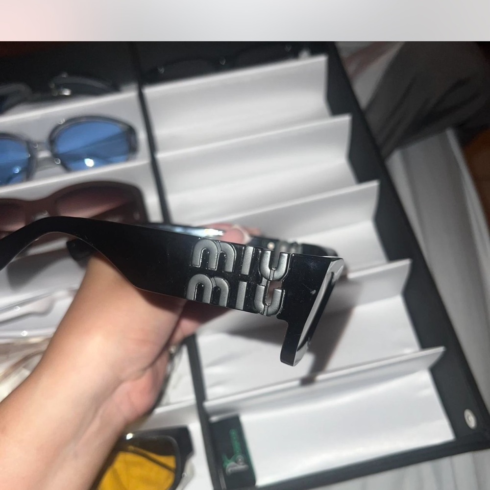 Miu Miu Glossy Black Eyewear